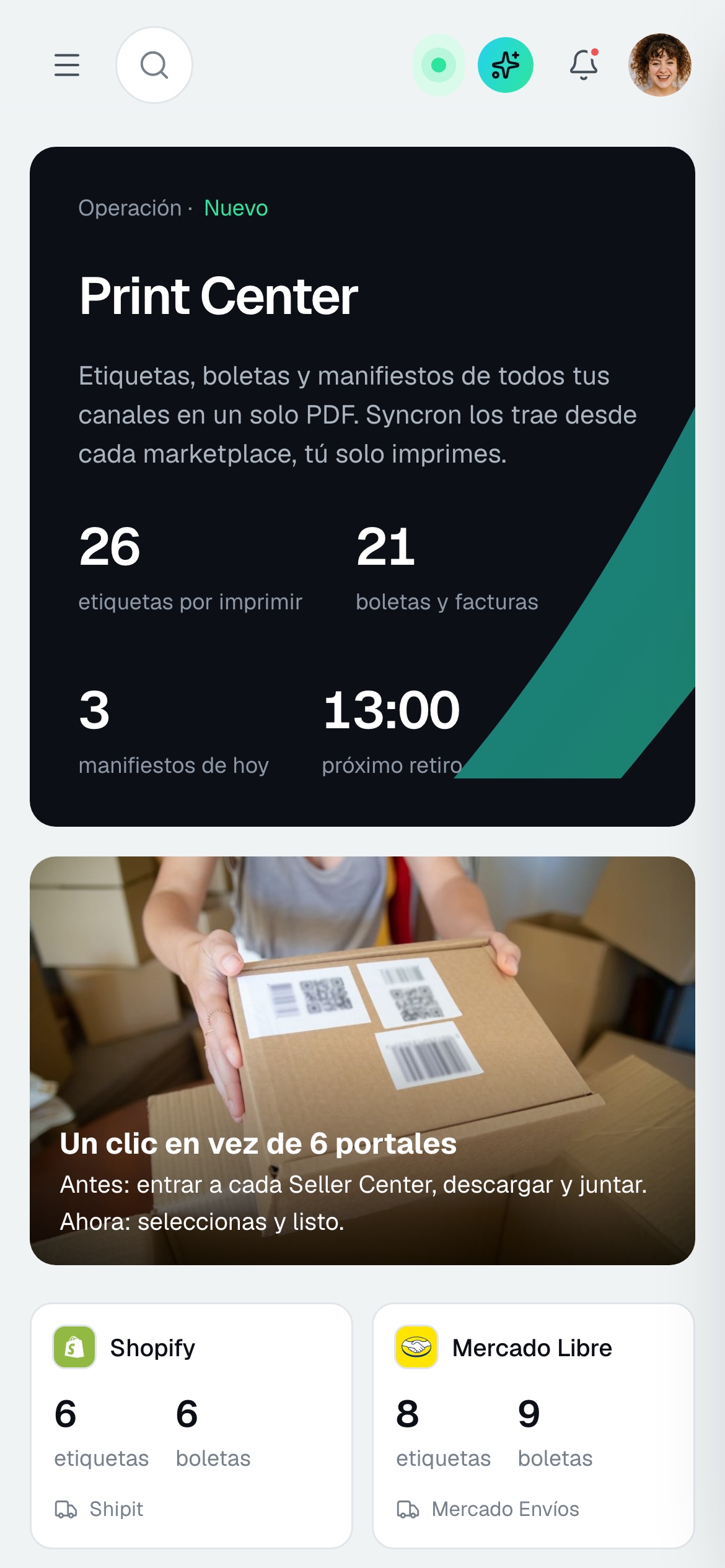 Print Center en el celular